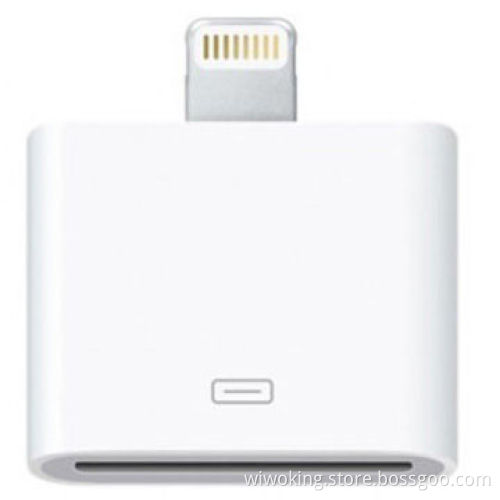 Lighting USB Data Cable to 30-pin Adapter for iPhone 5, Made of ABS Shell, Pure Copper Inside